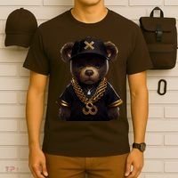 Hipster Bear Thug T-Shirt thumb 6