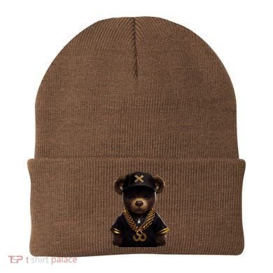 Hipster Bear Thug Beanie