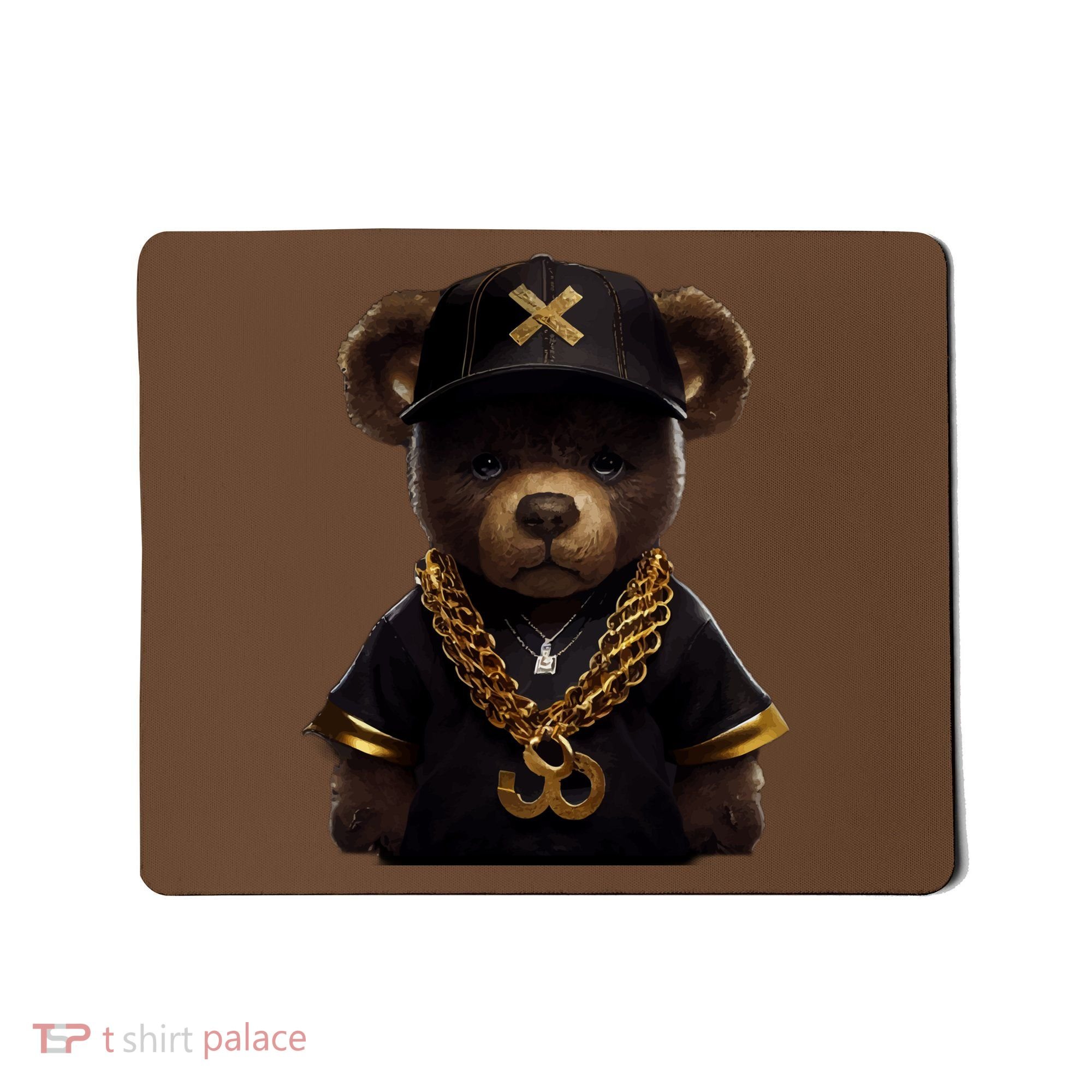Hipster Bear Thug Mousepad