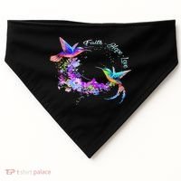 Hummingbird Bird Tree Beautiful Nature Spirit Gift USA-Made Doggie Bandana thumb 0