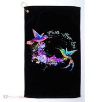Hummingbird Bird Tree Beautiful Nature Spirit Gift Golf Towel thumb 0
