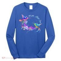 Hummingbird Bird Tree Beautiful Nature Spirit Gift Long Sleeve Shirt thumb 0