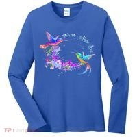 Hummingbird Bird Tree Beautiful Nature Spirit Gift Women's Long Sleeve Shirt thumb 0