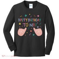 Happy Birthday To Me Kids Long Sleeve Shirt thumb 0