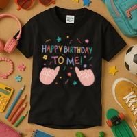 Happy Birthday To Me Kids T-Shirt thumb 3