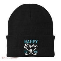 Happy Birdie To Me Golf Player Talk Golfer Golf Sport Lover Gift Beanie thumb 0