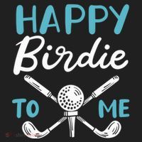 Happy Birdie To Me Golf Player Talk Golfer Golf Sport Lover Gift Hat thumb 2