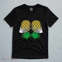 Halloween Boob Upside Down Pineapple Swinger Skeleton Hand T-Shirt thumb 5