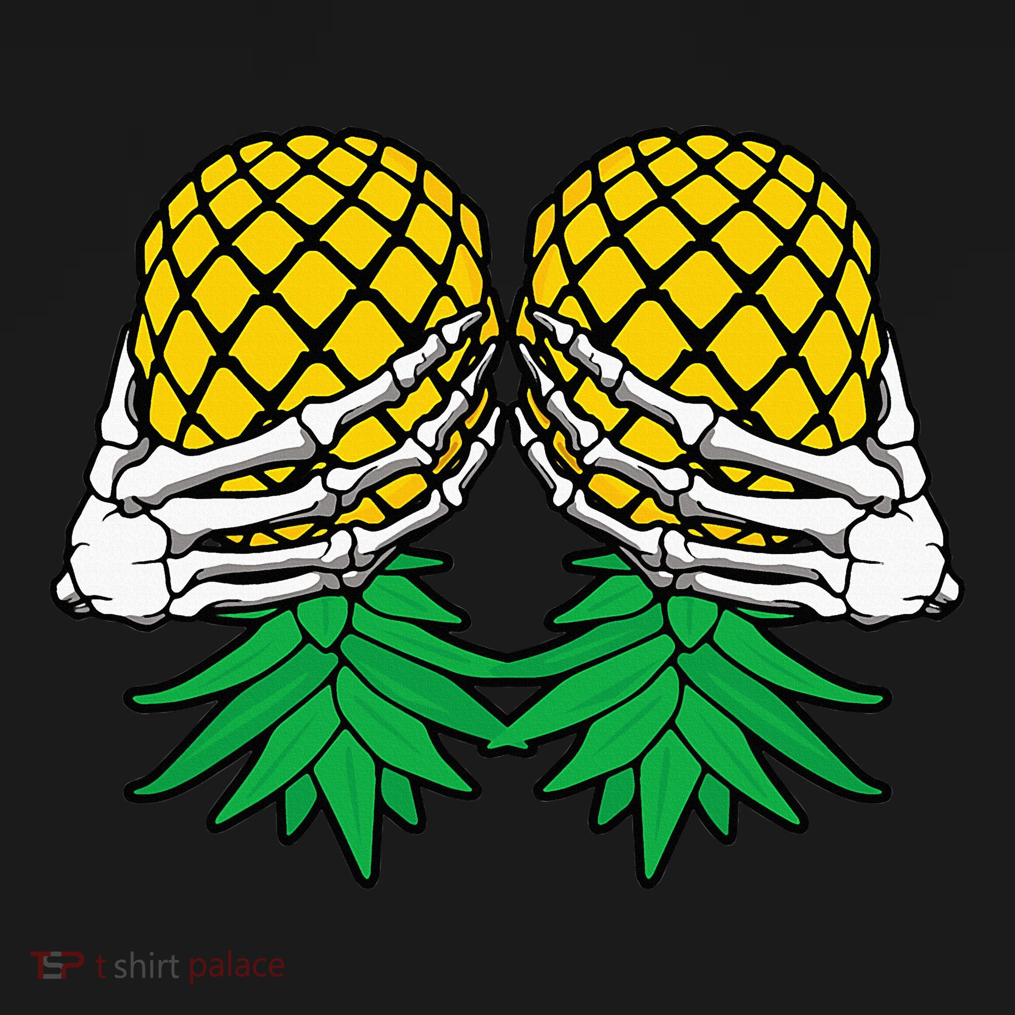 Halloween Boob Upside Down Pineapple Swinger Skeleton Hand Bucket Hat