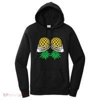 Halloween Boob Upside Down Pineapple Swinger Skeleton Hand Women's Hoodie thumb 0