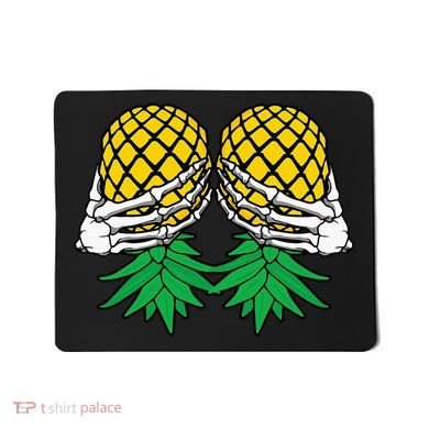 Halloween Boob Upside Down Pineapple Swinger Skeleton Hand Mousepad