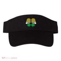 Halloween Boob Upside Down Pineapple Swinger Skeleton Hand Visor thumb 0