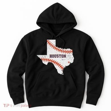 Houston Baseball Vintage Distressed Hoodie