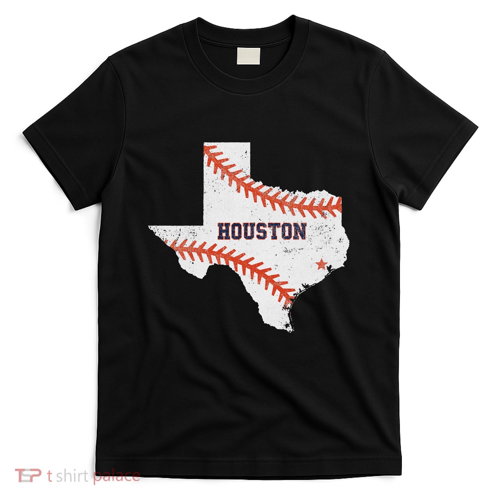 Houston Baseball Vintage Distressed T-Shirt