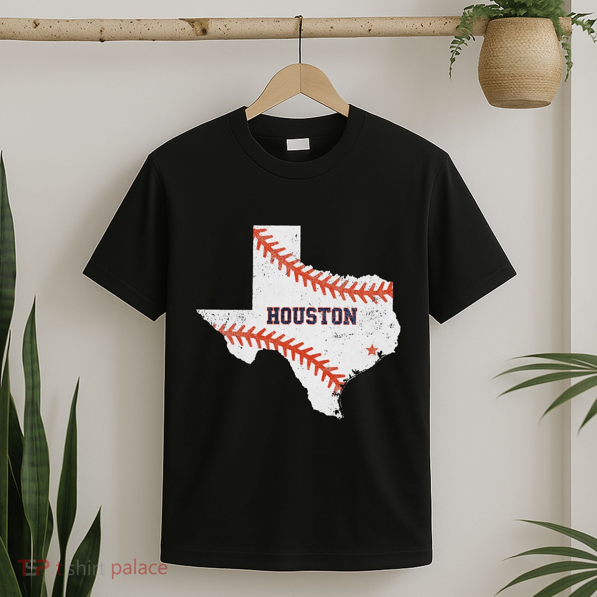 Houston Baseball Vintage Distressed T-Shirt