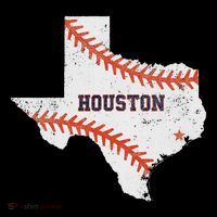 Houston Baseball Vintage Distressed T-Shirt thumb 7