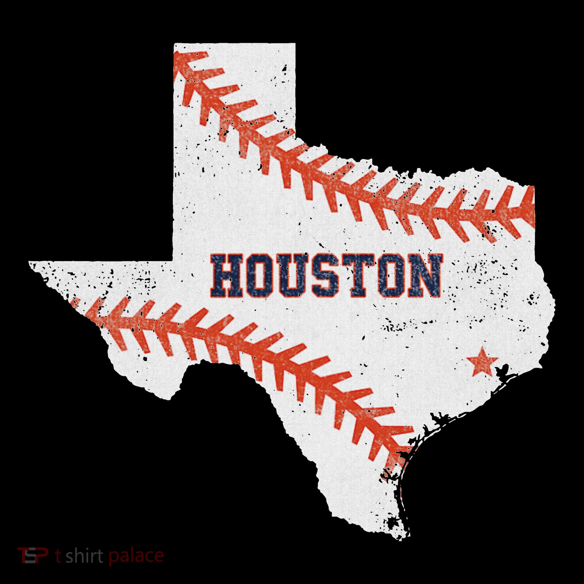 Houston Baseball Vintage Distressed T-Shirt
