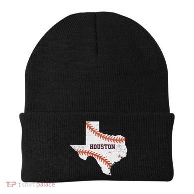 Houston Baseball Vintage Distressed Beanie