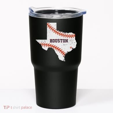 Houston Baseball Vintage Distressed Tumbler
