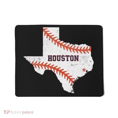 Houston Baseball Vintage Distressed Mousepad