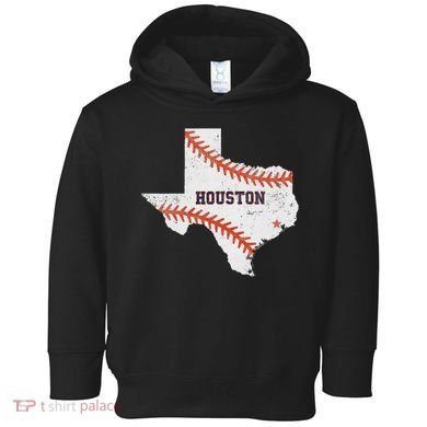 Houston Baseball Vintage Distressed Toddler Hoodie