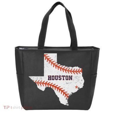 Houston Baseball Vintage Distressed Tote Bag