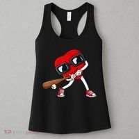 Heart Baseball Valentines Day Funny Boys Girls Kids TShirt Women's Tank Top thumb 3