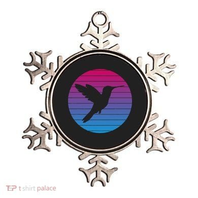 Hummingbird Bird Vintage Bird Design Vintage Sunset Ornament
