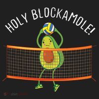 Holy Blockamole Volleyball Cute Funny Tumbler thumb 3