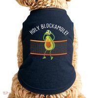 Holy Blockamole Volleyball Cute Funny Doggie Tank thumb 0