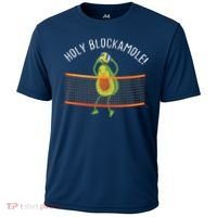 Holy Blockamole Volleyball Cute Funny Cooling Performance Crew T-Shirt thumb 0