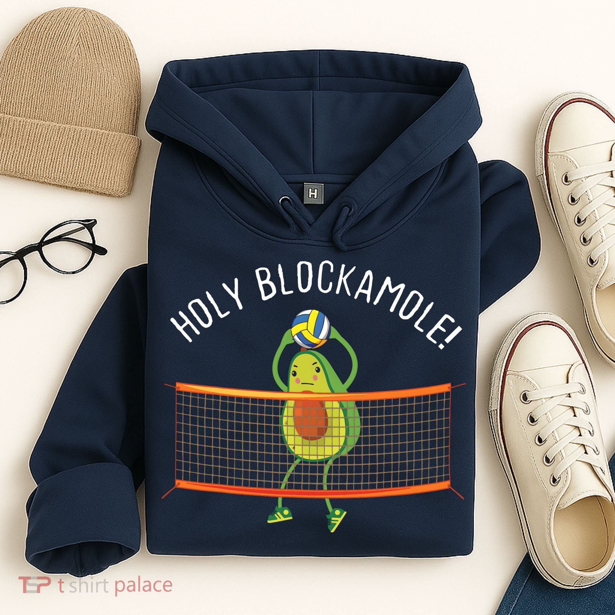 Holy Blockamole Volleyball Cute Funny Hoodie