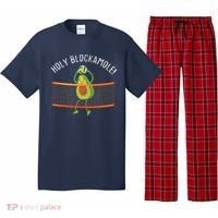 Holy Blockamole Volleyball Cute Funny Pajama Set thumb 0