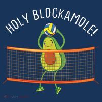 Holy Blockamole Volleyball Cute Funny Women's Hoodie thumb 2