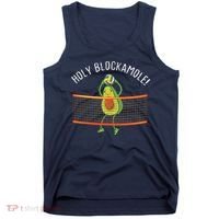 Holy Blockamole Volleyball Cute Funny Tank Top thumb 0