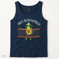 Holy Blockamole Volleyball Cute Funny Tank Top thumb 2