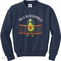 Holy Blockamole Volleyball Cute Funny Kids Sweatshirt thumb 0