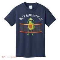 Holy Blockamole Volleyball Cute Funny Kids T-Shirt thumb 0
