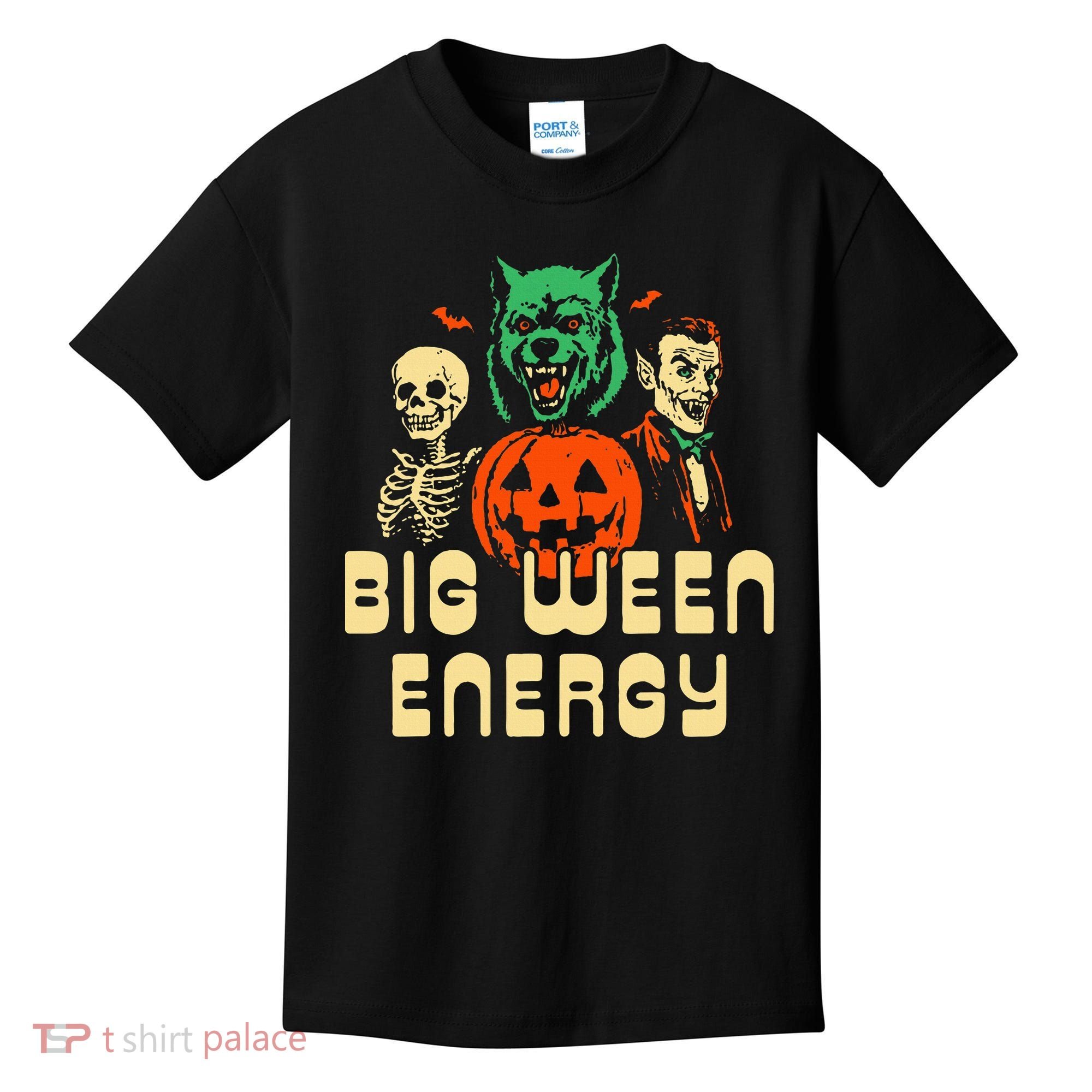 Halloween Big Ween Energy Kids T-Shirt