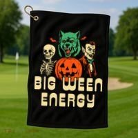 Halloween Big Ween Energy Golf Towel thumb 1