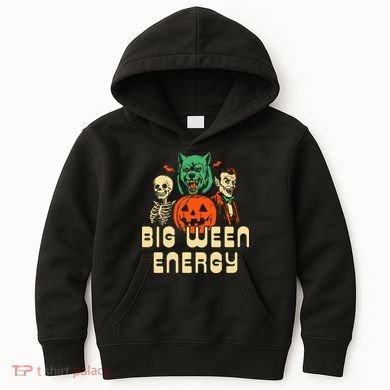 Halloween Big Ween Energy Kids Hoodie