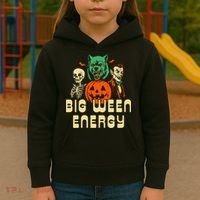Halloween Big Ween Energy Kids Hoodie thumb 3