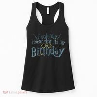 Harry Birthday Wizard, I Solemnly Swear Its My Birthday Women's Tank Top thumb 0