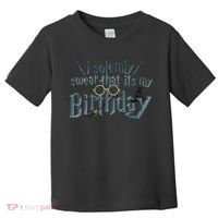 Harry Birthday Wizard, I Solemnly Swear Its My Birthday Toddler T-Shirt thumb 0