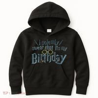 Harry Birthday Wizard, I Solemnly Swear Its My Birthday Kids Hoodie thumb 0