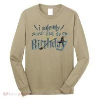 Harry Birthday Wizard, I Solemnly Swear Its My Birthday Long Sleeve Shirt thumb 0