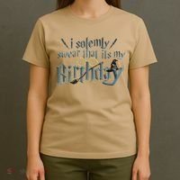 Harry Birthday Wizard, I Solemnly Swear Its My Birthday T-Shirt thumb 4