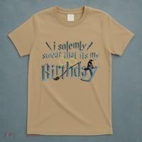Harry Birthday Wizard, I Solemnly Swear Its My Birthday T-Shirt thumb 5