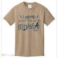 Harry Birthday Wizard, I Solemnly Swear Its My Birthday Kids T-Shirt thumb 0