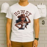 Howdy Black Women Western Rodeo Melanin Black Cowgirl T-Shirt thumb 6